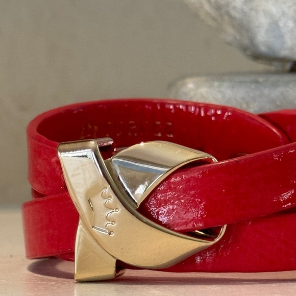 Elaine Turner Breast Cancer Awareness Pink Leather Bracelet NWOT‎ - Picture 4 of 4